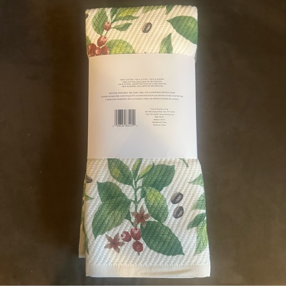Town & Country Living 4 Pack Coffee Bean Cotton Kitchen Towels - Picture 5 of 9
